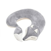 Crtani životinjski oblik slatki jastuk u obliku slova U štiti jastuk od grlića majica siva