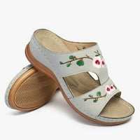 Summer vezne pete Sandale dame klince Ženske modne cipele za žene Ženske sandale Visoko klin platforme