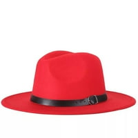 Fedora šešir čvrsti boje Podesivi britički stil jazz cap kostim pribor za ulicu