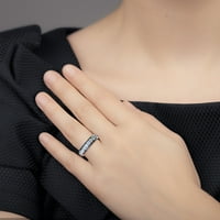 ZTTD moda Jedna linija Dijamantna prstena Lično kreativni modni muškarci i ženski prstenovi pokloni
