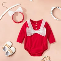 Pimfylm BodySuits za djecu odjeću svijetlo zimske djetene bodysuits crvena 59