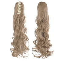 Kehuo Curly Claw Clip Ponytail Wig Clip Ponytail Extension, Wig trake perike