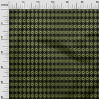 Onuoone poliesterska Spande crna tkanina Geometrijska tkanina za šivanje tiskane pločice od dvorišta