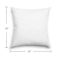 Primen Square White Solid Down alternativni jastučni umetci