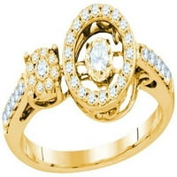 1 2CTW-dijamantnski modni prsten