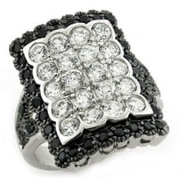 Loas - Specijalni srebrni prsten Sterling Sterling sa AAA razredom CZ u više boja
