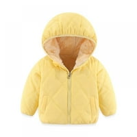 Zimska odjeća za bebe Zimska kaputa za djecu za djecu za bebe lagane puffer podstavljene jakne kapuljače