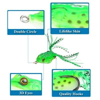 Mairbeon Slatkovodna morska voda LifeLike ribolovni mamac stimulacija žaba osigurava alat za opskrbu