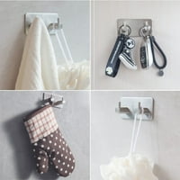 Samoljepljivi ručnike za kupaonicu za kupatila četkani nikl štap na zidnim kukama Ljepljenje ručnika