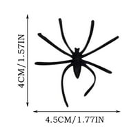 Bicoasu Halloween Dekoracija svjetlosne paukove mreže, sjaj u tamnim ukrasima Spider Webs, Stretch Spider