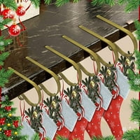 Organizacija i skladištenje Metalni božićni božićni nosač HOOKS kamin vješalica sa dizajnom ne-klizanja