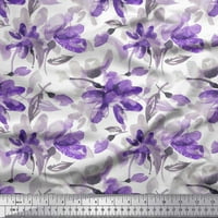 Soimoi baršunal tkanina Wild cvijet od tiskanog tkanine širine