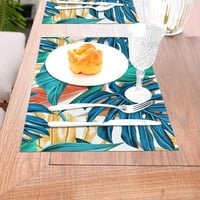 Tkani placemi, šareni banana list otporan na mrlje otporan na klizanje za kuhinjski stol
