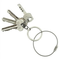 Žičana žičana žičana čelika za zaključavanje žičane tipke za ključeve na otvorenom