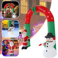 Huaai lukoviti luk Santa Snjegović Božić na otvorenom ukrasima Kućni dekoracija s trgovinama Multicolor