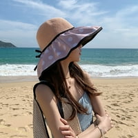 IOPQO Sun Hats Womens vanjski dot Prints sunčani šešir za zaštitu od lica za sunčanje C Milliner C
