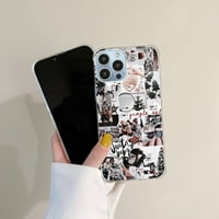 Slučaj zimskog kola za iPhone Pro, estetski umjetnički dizajn uzorak TPU šankovni poklopac otporan