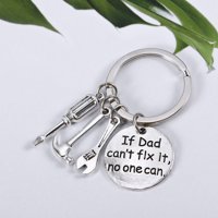 Ako tata ne može da niko ne može prsten od nehrđajućeg čelika, tastera za ključeve ključeve ključeve