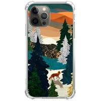 Forest FO Case kompatibilan sa iPhone Pro max, jedinstvenom umjetničkom dizajnu TPU poklopac branika