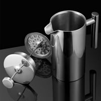 Francuski press lon dvostruki izolirani alati za alati za aparat za kavu od nehrđajućeg čelika