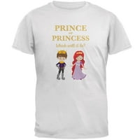 Rod otkriva princa ili princezu muške majice bijela 4x-lg