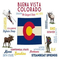 Buena Vista, Kolorado, tipografija i ikone