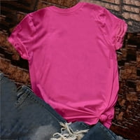 Pad carice oktobarske majice za žene za žene svjesnost karcinoma dojke pulover Crewneck Pink ružičasti