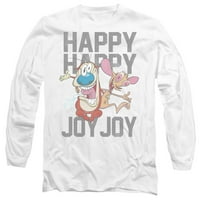 Ren and Stimpy sretna sretna radost radost unise odraslih dugih rukava majica
