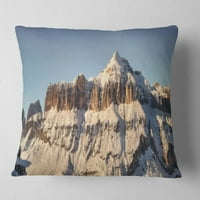 Art DesimanArt 'Oblačno nebo preko italijanskog alpskog pejzažnog ispisanog jastuka u. In. Mala
