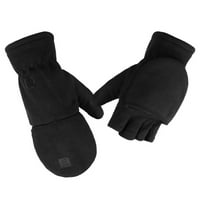 Komforni par tople rukavice Dobra lepršava osjetljiva runo natkrivena zimskom flip prstem za fotografiranje