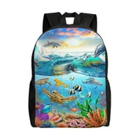 Boja morski ruksak za životinje za muškarce Žene Klasični veliki kapacitet za laptop backpack