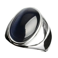 Wozhidaoke prstenovi za žene od nehrđajućeg čelika umjetni mačji kamen za oči Titanium čelični prsten