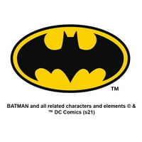 Batman Classic Bat Shield Logo 1-slojna za višekratna maska ​​za prekršaj za upotrebu, unisex