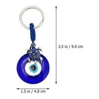 Frcolor Eye Zli privjesak za ključeve plave viseći ključ Ornament Charm dekor privjesak za turski amulet