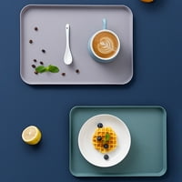 Plastične ladice brze hrane Šarene kafeterijske ladice za hranu Pravokutne posude restoran ručak za