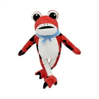 Kreativna crtana plišana igračka slatka crvena toad punjena životinjska lutka pokloni za djecu