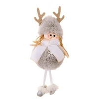 Farfi božićna lutka privjesak djevojka lutka široka primjena plišana pliša viseće ukrasne snježne pahulje