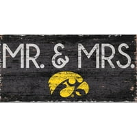Iowa Državni cikloni 6 '' 12 '' Mr. & Mr. Sign