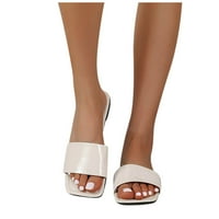 Lydiaunistar Ženske klike za papuče, ženske ravne cipele dame na plaži sandale Ljeto Neklizajuće uzročno