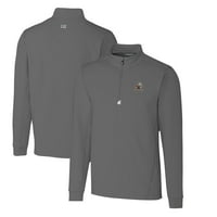 Muški rezač i čelik Cleveland Browns Logo Logo Traverse Stretch Quarter-zip pulover Vrh