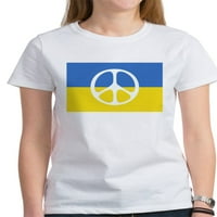 Cafepress - molite se za mir u ukrajinskoj majici - Ženska klasična majica