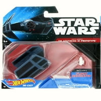 Darth Vader's TIE Advanced Protoype, Star Wars - Mattel CGW52 999N - Scale Diecast Model igračka automobila