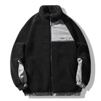 Zimske jakne za muškarce sa patentnim zatvaračem Sherpa Fleece modni postolje COLLAR FULL-ZIP SHAGGY