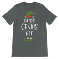 'M Genius Elf košulja - smiješna ružna božićna odjeća