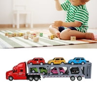Dječji prevozni kamion, legura prijevoznik igračka za kamione gumene kotače koji se mogu ukloniti sa