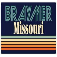 Braymer Missouri Frižider Magnet Retro Design