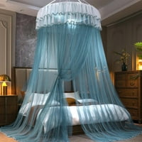 Luksuzni krevet na kaputu za komarce komaraca za krevet za jednu do kralja veličine, ekstra veliki okrugli