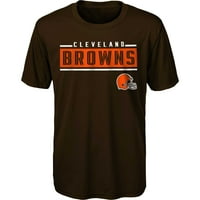 Omladina smeđa Cleveland Browns Amped up majica