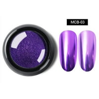 Qinghai Pro Colors Metal ogledalo Glitter za noktno umjetničko prahom Pigment Decor Manikir Alat