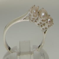 10k bijeli zlatni kultivirani prsten žena - veličina 11.5